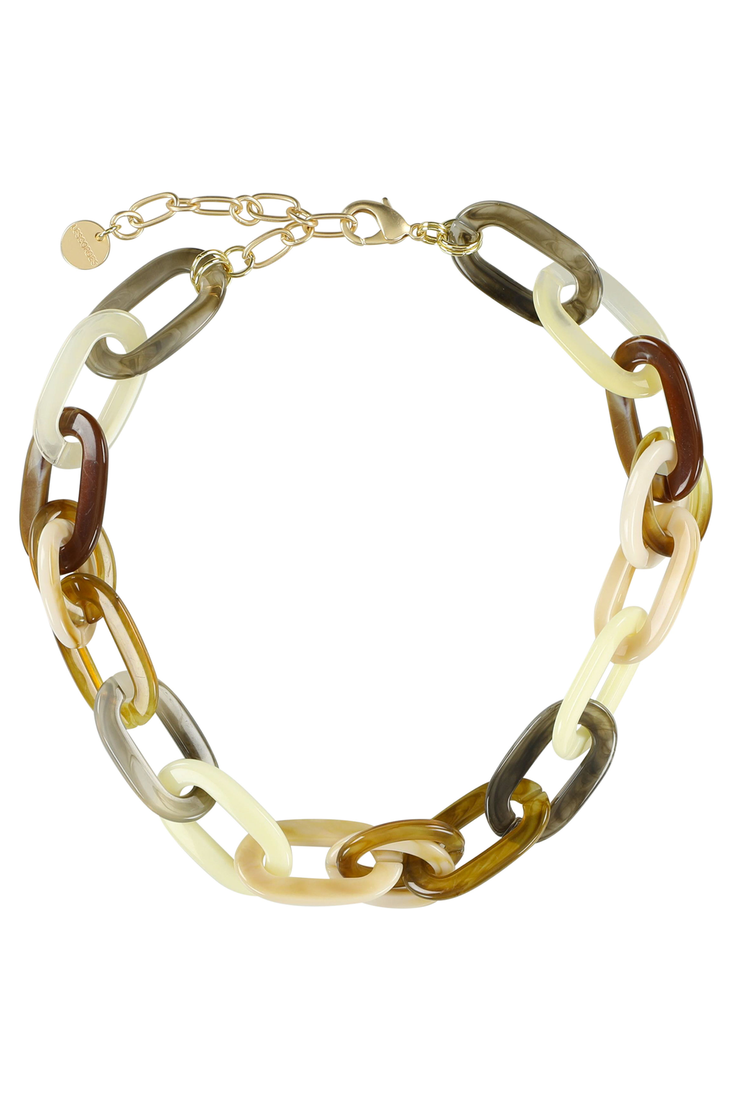 Korte ketting met fantasieschakels - may