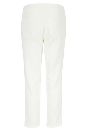 Pantalons - Jeans blanc stretch sur &eacute;lastique