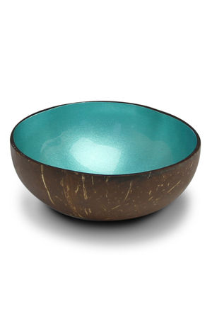Kokosnootbowl 37 Gold Metallic Paint - may