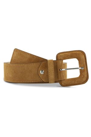 Babyspulletjes - Nubuck ceintuur met overtrokken gesp