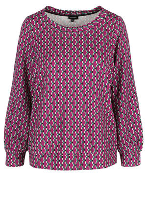 Hemden - Jersey blouse op tailleband