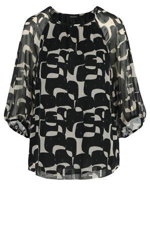 Chemises - Blouse en voile avec lurex