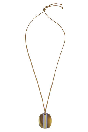 Lacet avec pendentif ray&eacute; - may