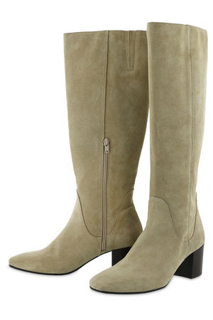 Nubuck laarzen met blokhak - may