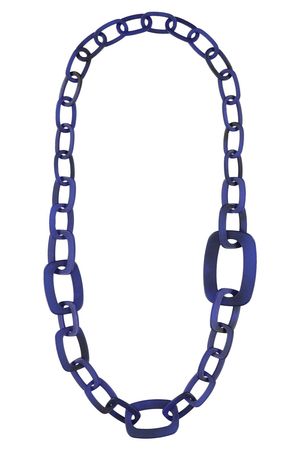Ketting met rechthoekige fantasieschakels - may