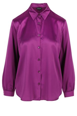 Hemden - Hemdblouse in elastisch satijn