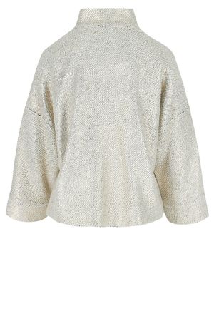 Blazers - Vleermuisjasje in jersey tweed met metallic coating