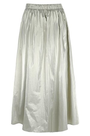 Rokken - Wijde rok in metallic stof