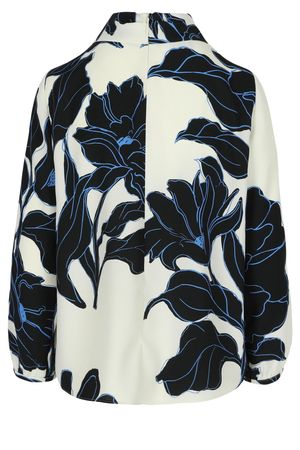 Hemden - Blouse in cr&ecirc;pe met bloemenprint