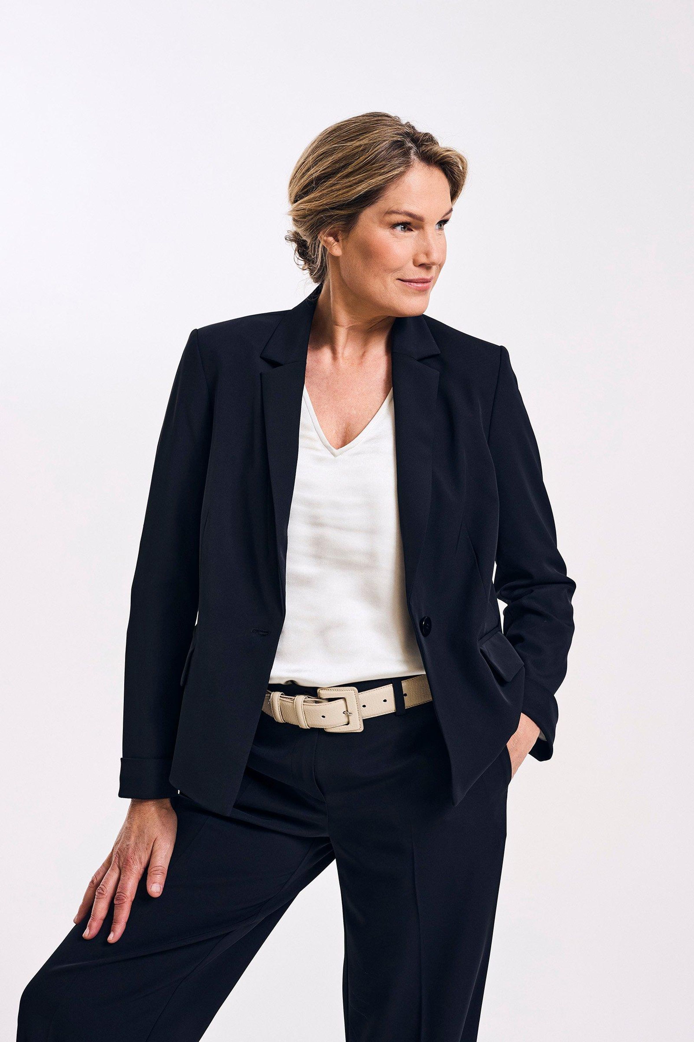 Kreukvrije, wasbare blazer - may