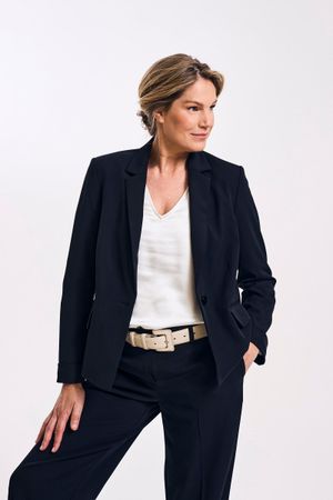 Kreukvrije, wasbare blazer - may