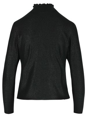 Sweatvest - Dunne lurextrui met fijne rib