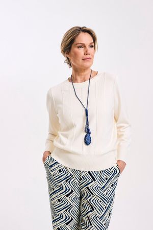 Lurextrui met ronde hals - may