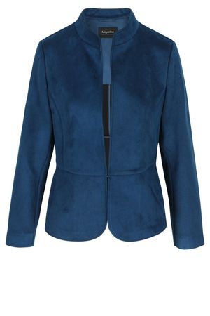 Blazers - Faux daim jasje met haaksluiting