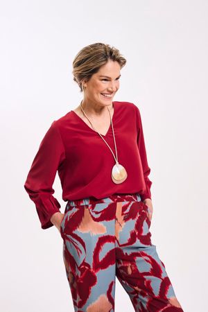 Lightweight easy care blouse - may