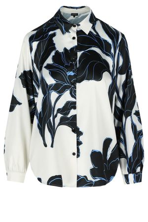 Hemden - Hemdblouse in elastisch satijn