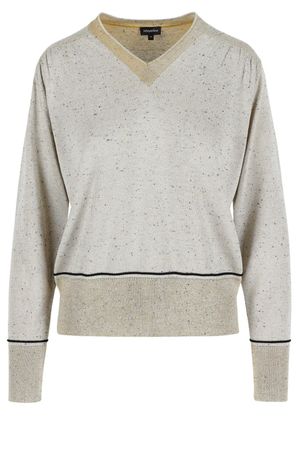 Truien - Fijne V-halstrui met lurex
