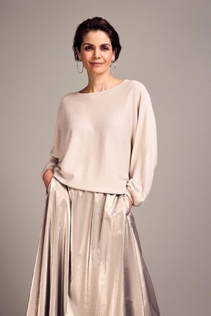 Vleermuistrui met lurex - ame