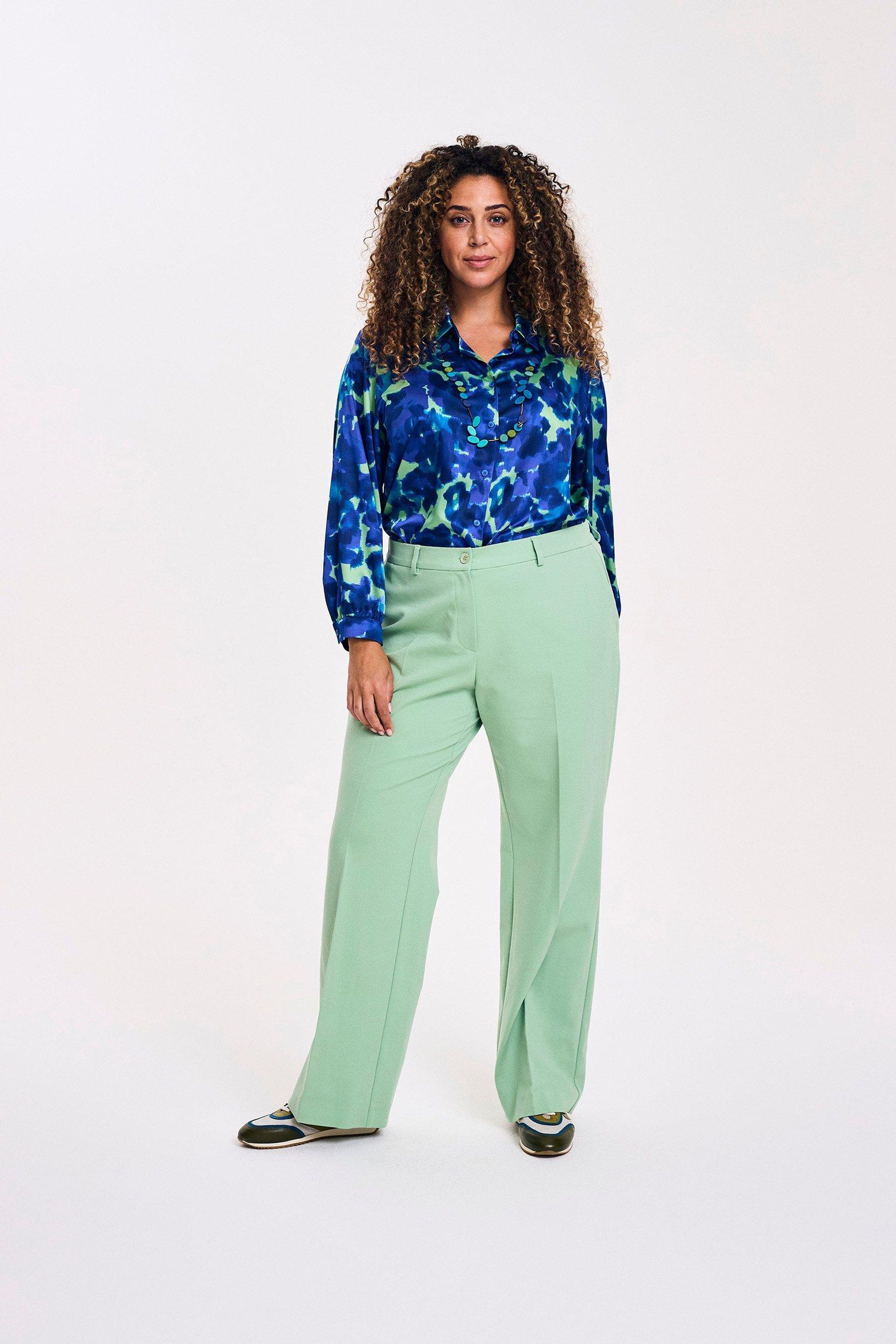 Easy care jersey broek met rugelastiek - may