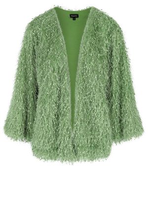 Cardigan - Cardigan met veertjeseffect