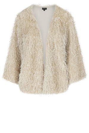 Cardigan - Cardigan met veertjeseffect