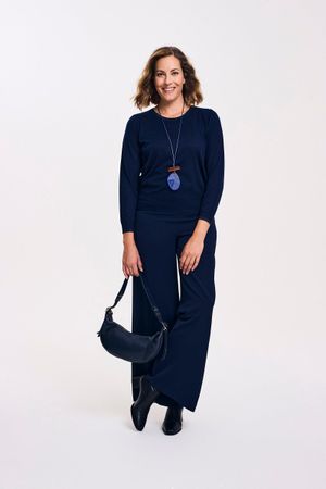 Wijde easy care broek - may
