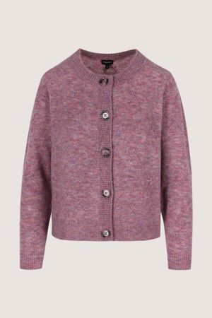 Cardigan - Cardigan in m&ecirc;l&eacute;ejacquard met mohair 