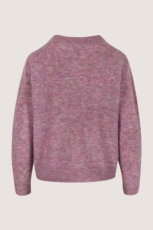 Cardigan - Cardigan in m&ecirc;l&eacute;ejacquard met mohair 