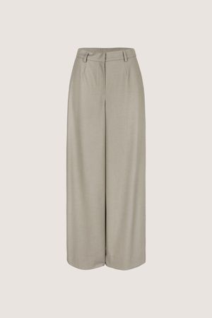 Broeken - Palazzobroek in elastisch twill