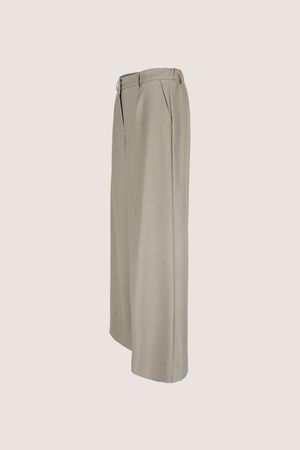 Broeken - Palazzobroek in elastisch twill