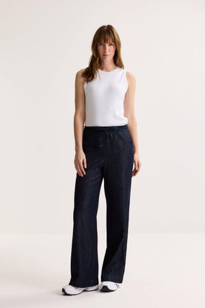 Wijde jeans op elastiek - ame