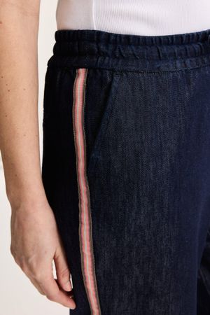 Broeken - Wijde jeans op elastiek