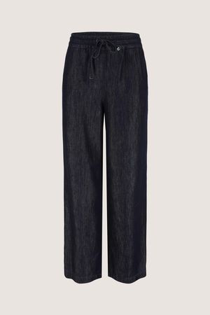 Broeken - Wijde jeans op elastiek
