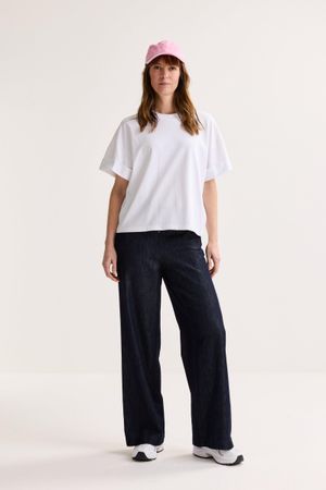 Broeken - Wijde jeans op elastiek