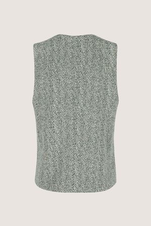 Blazers - Gilet in jersey met visgraatmotief