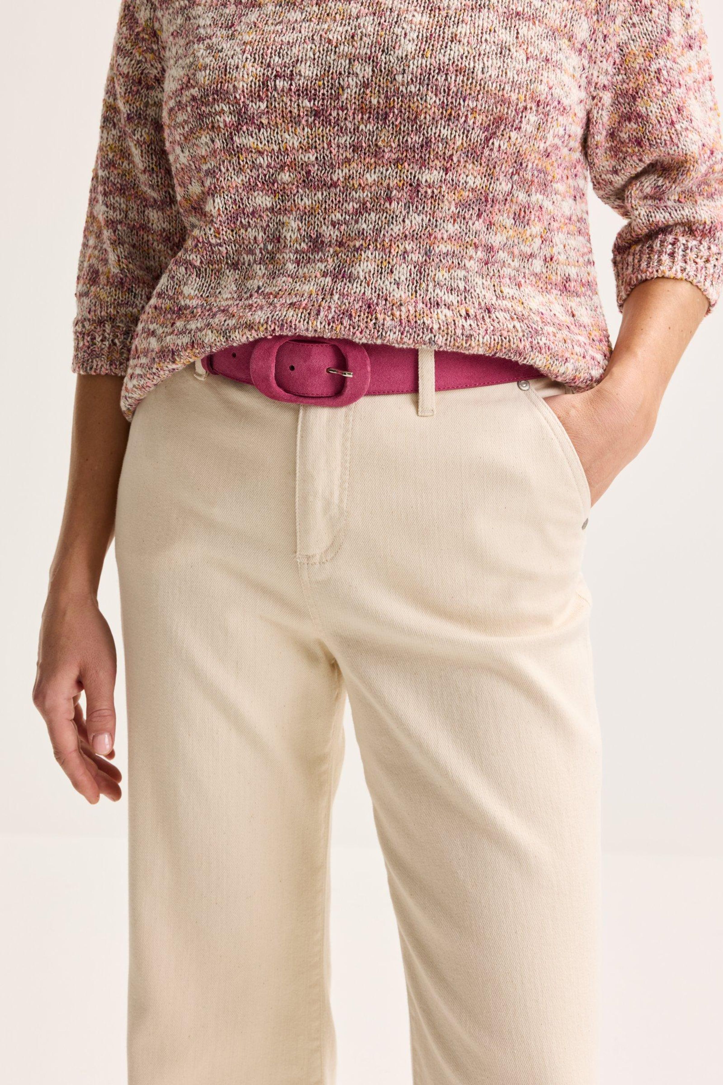 Ceinture en nubuck boucle ovale - may
