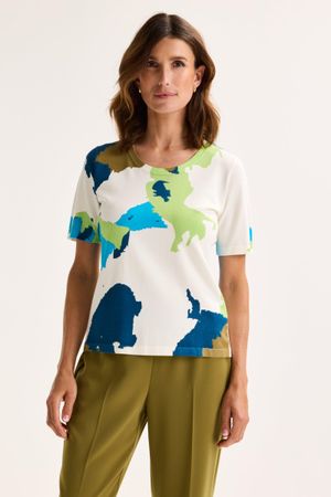 Printtrui met korte mouwen - may