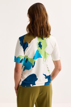 Truien - Printtrui met korte mouwen