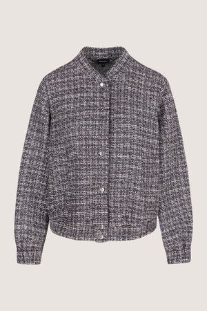 Blazers - Bomberjasje in jersey lurextweed