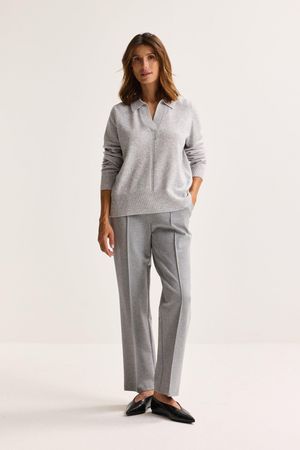 Easy care broek in Milano jersey