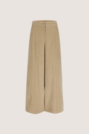 Broeken - Wijde broek in jacquard jersey