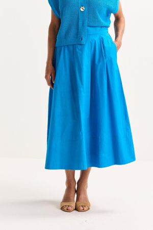 Rokken - Wijde rok met elastische tailleband