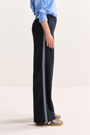 Broeken - Gestreepte broek met bies