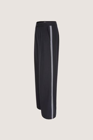 Broeken - Gestreepte broek met bies