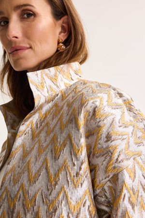 Blazers - Jasje in metallic jacquard