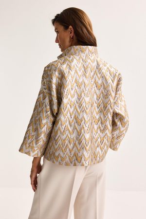 Blazers - Jasje in metallic jacquard