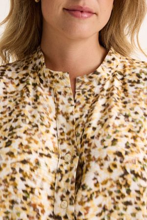 Kleedjes - Loose fit midi-jurk met abstracte print