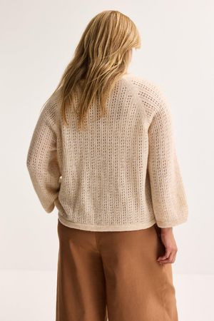 Truien - Ajourtrui met mohair