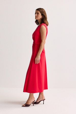 Kleedjes - Drap&eacute;jurk in Milano-jersey
