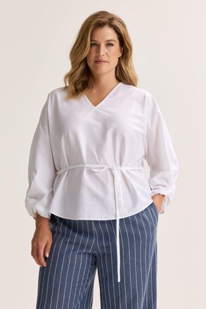 V-halstuniek met binder - may